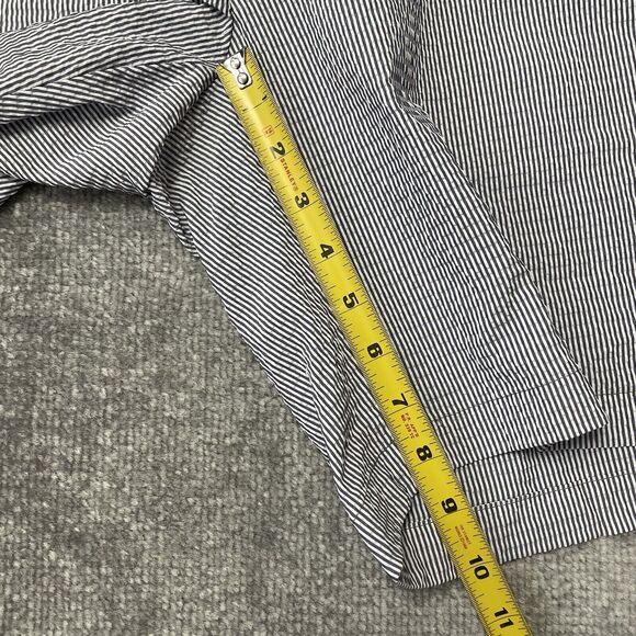 Peter Millar Shorts Mens 38 Blue White Striped Seersucker Featherweight Golf - Picture 5 of 7